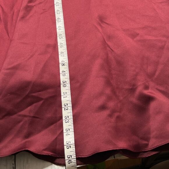 Jessica Mcclintock burgundy floor length gown 6 - Picture 7 of 8